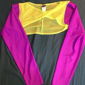 Neon shrug